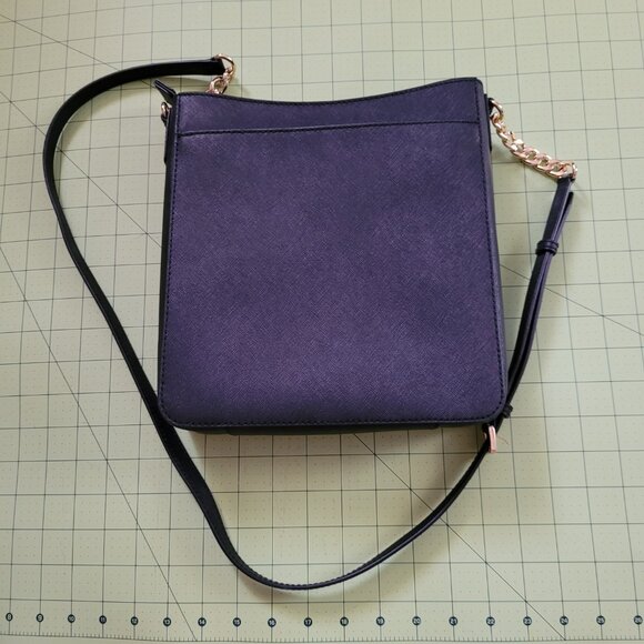 NWT MK Hamilton Leather Medium Top Zip Gold Chain Crossbody Bag $248 Retail - Picture 4 of 9